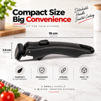 Smart Universal Detachable Pot & Pan Handler – Heat Resistant Removable Cookware Handle with Secure Lock & Anti-Slip Grip
