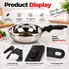Smart Universal Detachable Pot & Pan Handler – Heat Resistant Removable Cookware Handle with Secure Lock & Anti-Slip Grip