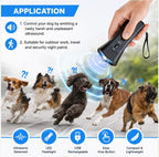 Ultrasonic Dog Chaser with LED Flashlight (Pack of 1)